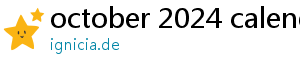 october 2024 calendar